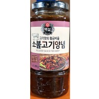 소불고기 양념 백설 290g x4개 고기 액상 소스 식당