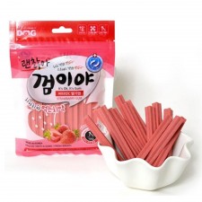 애견 치아 건강 껌이야 100g 딸기 강아지 양치 간식