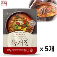 참스토리 육개장 500g 5개