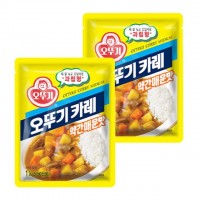 오뚜기 오뚜기카레 약간매운맛 1kg x 2개