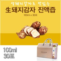 원물을 그대로 담은 생돼지감자 여주즙 100ml 30포